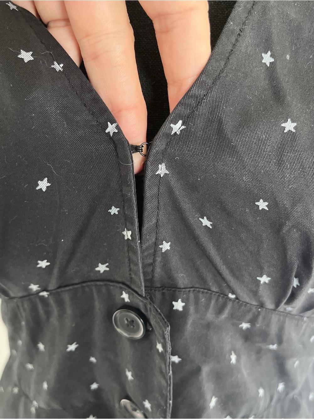 Marine Layer Camila Eclipse Star Print Mini Dress Sz S Lyocell - Picture 5 of 11